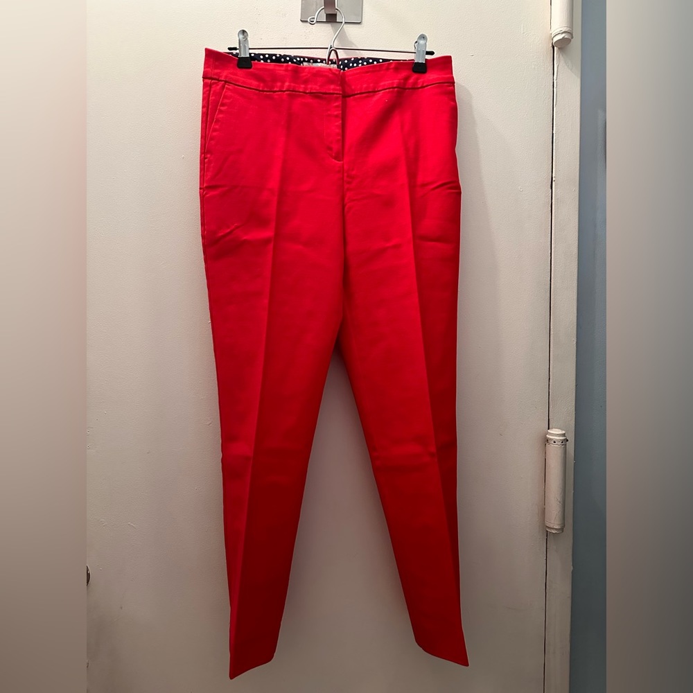 Boden Slacks in Postbox red
